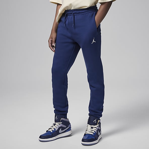 Boys Jordan Blue Joggers Sweatpants. Nike
